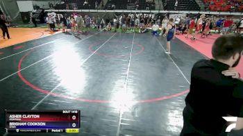 132 lbs Cons. Semi - Asher Clayton, Montana vs Brigham Cookson, Utah