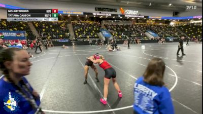 115 lbs 23rd Place Match - Mollie Woods, North Polk vs Tatiana Casson, Omaha Westside Girls