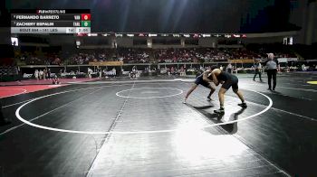 141 lbs Quarterfinal - Fernando Barreto, Vanguard vs Zachery Espalin, Tarleton State