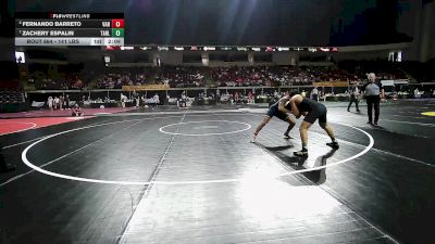 141 lbs Quarterfinal - Fernando Barreto, Vanguard vs Zachery Espalin, Tarleton State