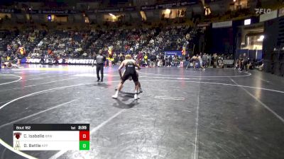 184 lbs Round Of 16 - Colby Isabelle, Brown vs Dalton Battle, Appalachian State