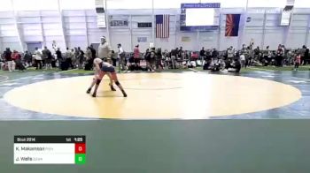 88 lbs Rr Rnd 2 - Kayden Makamson, Pioneer Grappling vs Jill Wells, Egwa