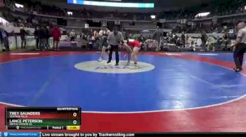 7 lbs Quarterfinal - Lance Peterson, Smiths Station Hs vs Trey Saunders, Vestavia Hills