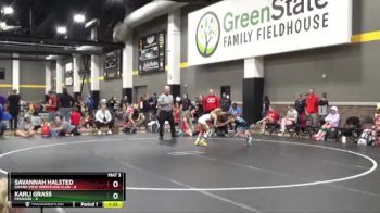 58 lbs Round 1 (4 Team) - Karli Grass, Missouri vs Savannah Halsted, Grand View Wrestling Club