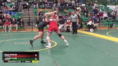 175 lbs Champ. Round 2 - Kale Waxler, Wauseon vs Caiden Clair, Mentor
