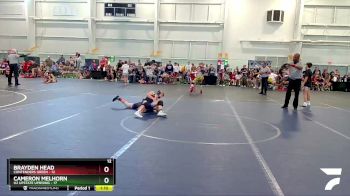 92 lbs Round 3 (6 Team) - Cameron Melhorn, U2 Upstate Uprising vs Brayden Head, Contenders Green