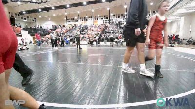 64-70 lbs Rr Rnd 3 - Gatlin Correa, Fort Gibson Youth Wrestling vs Kalisynn Meyer, HURRICANE WRESTLING ACADEMY