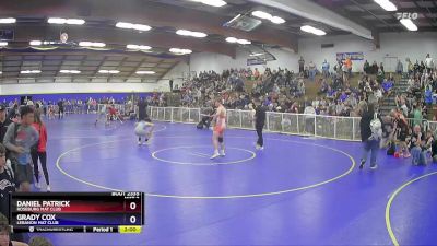 165 lbs 1st Place Match - Daniel Patrick, Roseburg Mat Club vs Grady Cox, Lebanon Mat Club