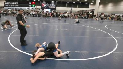 98 lbs Champ. Rd Of 16 - Joseph Birkett, Sebolt Wrestling Academy vs Logan Crandall, Evansville Wrestling Club