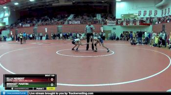 80 lbs Round 1 - Bridget Martin, Mooresville vs Ella Neibert, Indian Creek Wrestling Club