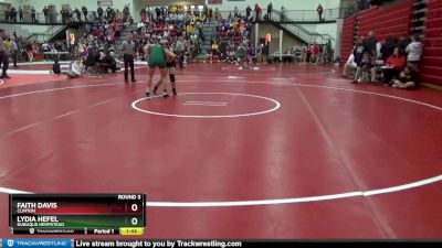 170 lbs Round 3 - Lydia Hefel, Dubuque Hempstead vs Faith Davis, Clinton