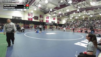 105 lbs Cons. Round 2 - Olive Hoffman, Agoura vs Meloney Escobar, Yucaipa