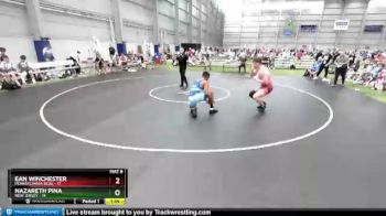 220 lbs Quarters & 1st Wb (16 Team) - Ean Winchester, Pennsylvania Blue vs Nazareth Pina, New Jersey
