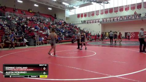 126 lbs Round 2 - Austin McBurney, Perry (Massillon) vs Dominic Catalano, Cuyahoga Valley Christian Academy