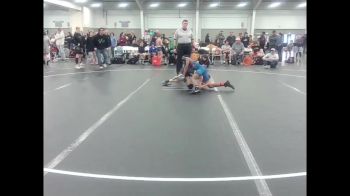 80 lbs Round 2 (10 Team) - Micah Brown, Diamond Fish vs Dylan Hughes, River City Wrestling