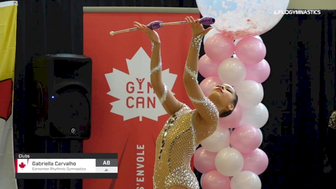 Gabriella Carvalho - Clubs, Edmonton Rhythmic Gymnastics - 2019 Elite  Canada - Rhythmic