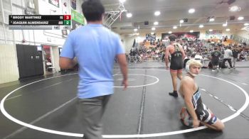 157 lbs Cons. Semi - Joaquin Almendariz, Arroyo vs Brody Martinez, Palm Desert