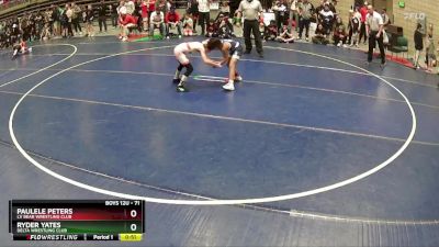 71 lbs Quarterfinal - Paulele Peters, LV Bear Wrestling Club vs Ryder Yates, Delta Wrestling Club