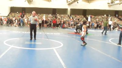 56-B lbs Quarterfinal - Dylan Yoon, RedNose Wrestling School vs Jazale Shell Smith, East Hartford Stingers Youth