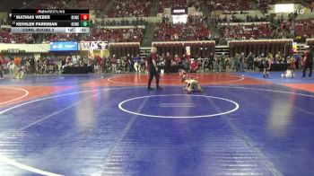 66 lbs Cons. Round 2 - Mathias Weber, Lockwood Wrestling Club vs Kessler Parriman, Bearcats Wrestling Club Helena