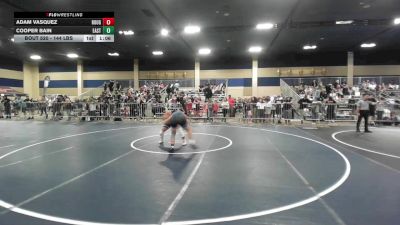 144 lbs Round Of 64 - Adam Vasquez, Rough House vs Cooper Bain, Eastern Oregon Elite