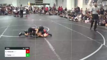 50 lbs Consi Of 8 #2 - Caleb Vasquez, El Paso Enforcers vs Zephyr Salas, Threshold WC