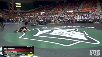 3-2-1A 190 Semifinal - Sam Watkins, Hoxie vs Micah Cauthers, Cottonwood Falls-Chase County