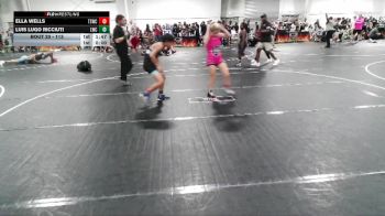 113 lbs Cons. Round 1 - Ella Wells, The Storm Wrestling Center vs Luis Lugo Ricciuti, Longwood Wrestling Club