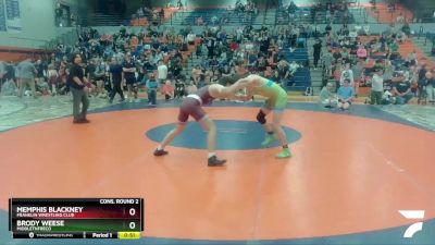 152 lbs Cons. Round 2 - Memphis Blackney, Franklin Wrestling Club vs Brody Weese, MiddleTNFreco