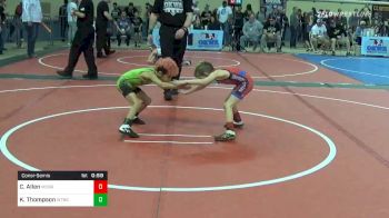 46 lbs Consolation - Covington Allen, Moore Lions vs Kaden Thompson, Watonga Blaine County Grapplers
