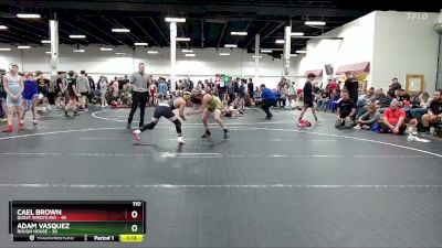 110 lbs Placement (4 Team) - Adam Vasquez, Rough House vs Cael Brown, Quest Wrestling