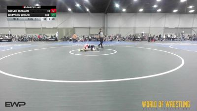 70 lbs Rr Rnd 2 - Taylen Waldan, Full Circle 9U vs Grayson Wolfe, RAW Wrestling Club 9U