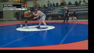 285 lbs Carter Michlitsch, Bismarck St Mary`s vs Jayce Spears, Natrona County