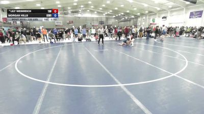 135 lbs Quarters - Morgan Hills, Colby Kids Wrestling Club vs Lily Weinreich, The Best Wrestler