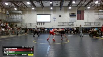 138 lbs 3rd Place Match - Elian Debien, Tualatin vs Luke Chambers, Centennial