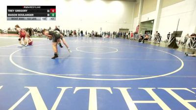 152 lbs Consi Of 16 #1 - Trey Gregory, GA vs Mason Boulanger, WI