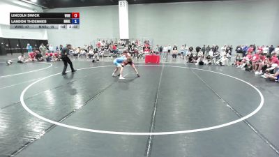 120 lbs Lincoln Swick, Wisconsin Red vs Landon Thoennes, Minnesota Blue