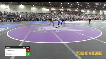 110 lbs Consi Of 16 #2 - Adrian Perez, Unaffiliated vs Kingston Perez, Rebel Wrestling Club