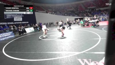 4A Boys 126 lbs 3rd Place Match - Michael Cobabe, St. Helens Boys vs Chase Hemphill, Crook County Boys