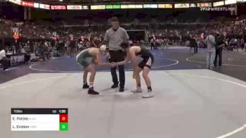 113 lbs Round Of 64 - Elijiah Patzke, Alaska Avalanche vs Lucas Eviston, Thorobred Wrestling Club