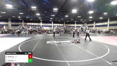 53 lbs Quarterfinal - Sofia Rialmo, Americana Jiu Jitsu Collective vs Danikah Gomez, Arizona Girls