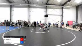 54 kg Semifinal - Caleb Coyle, MWC Wrestling Academy vs Karter Crosby, Capital Wrestling Club