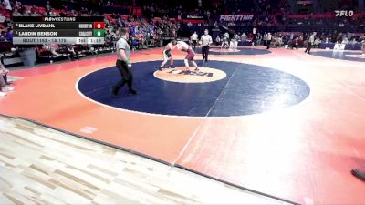 1A 175 lbs Quarterfinal - Landin Benson, Coal City vs Blake Livdahl, Richmond (R.-Burton)