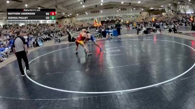 165 lbs Quarterfinals (8 Team) - Joshua Pulley, Cleveland High School vs Matthew Anderson, Ravenwood High School