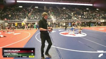 71 lbs 2nd Place Match - Sawyer Holbrook, Natrona Colts Wrestling vs Tucker Twibell, Touch Of Gold Wrestling Club