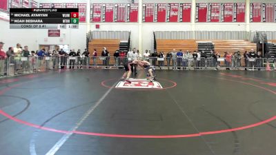 144 lbs Consi Of 8 #1 - Michael Ayanyan, Waltham vs Noah Beshara, Methuen