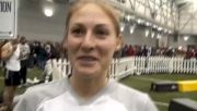 Jessica Pixler -1st place women's mile 4.33 at UW Invitational