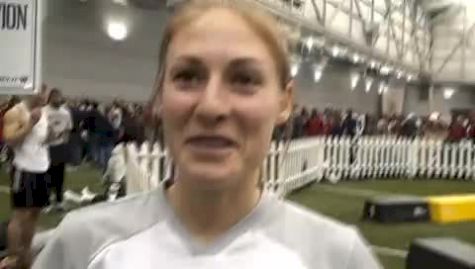 Jessica Pixler -1st place women's mile 4.33 at UW Invitational