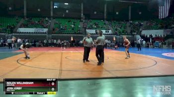 182 lbs Quarterfinal - Nolen Willingham, Decatur vs Josh Kirby, Pell City