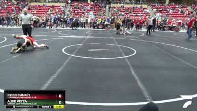 76 lbs Quarterfinal - Ryder Pankey, Tonganoxie Wrestling Club vs Albie Veyza, Garden City Wrestling Club